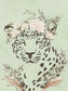Safari Leopard Dreaming By Yass Naffas Designs (Small) - Green