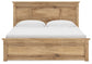 Makidern - Panel Storage Bed With Under Bed Storage Unit