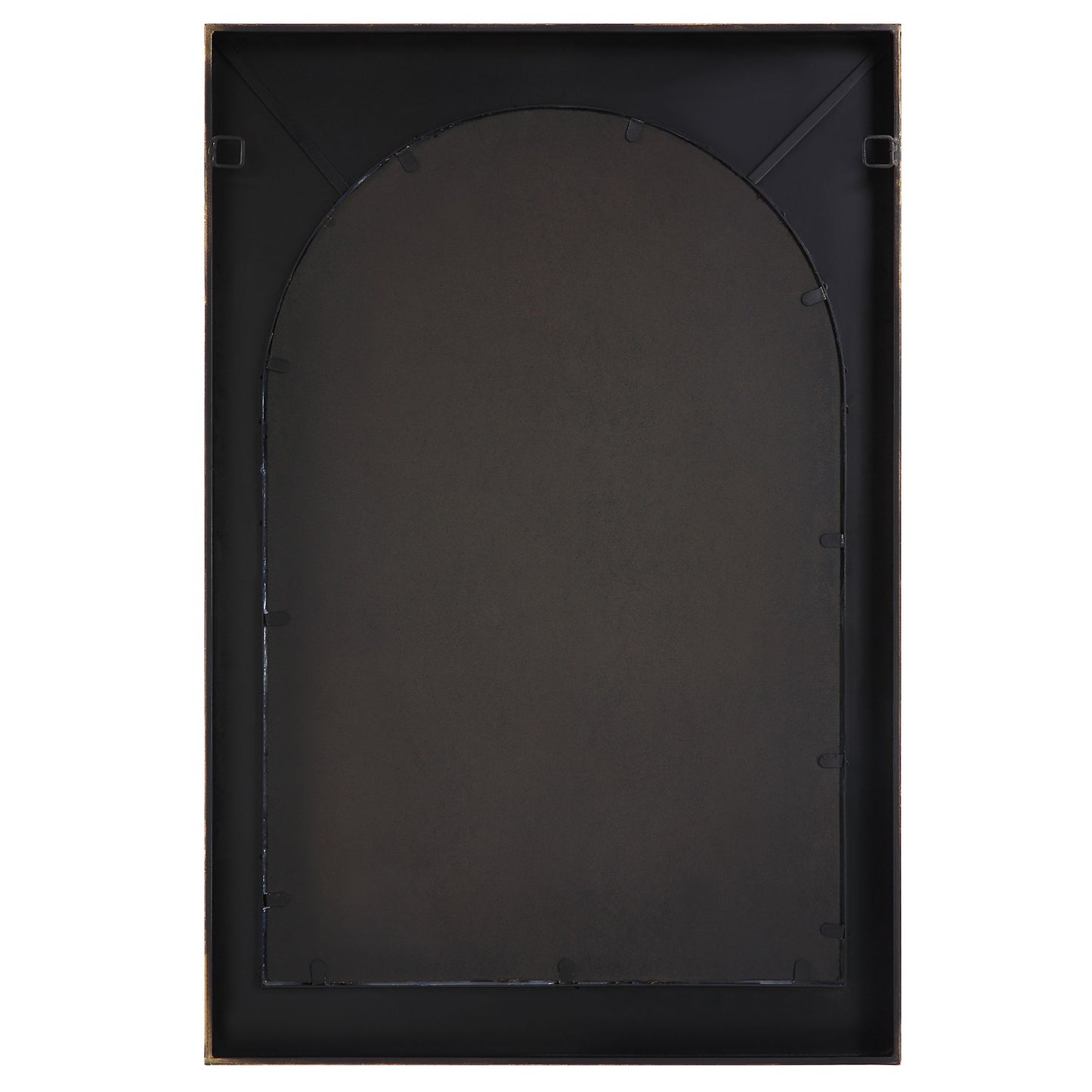 Crisanta - Gloss White Arch Mirror