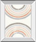 Over The Rainbow I By Moira Hershey - Mirror Framed Print Wall Art - Beige
