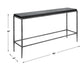 Crescendo - Concrete Console Table - Black