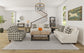Moxy - Fabric Sofa, T-Shaped Seat Cushion, Straight Track Arms