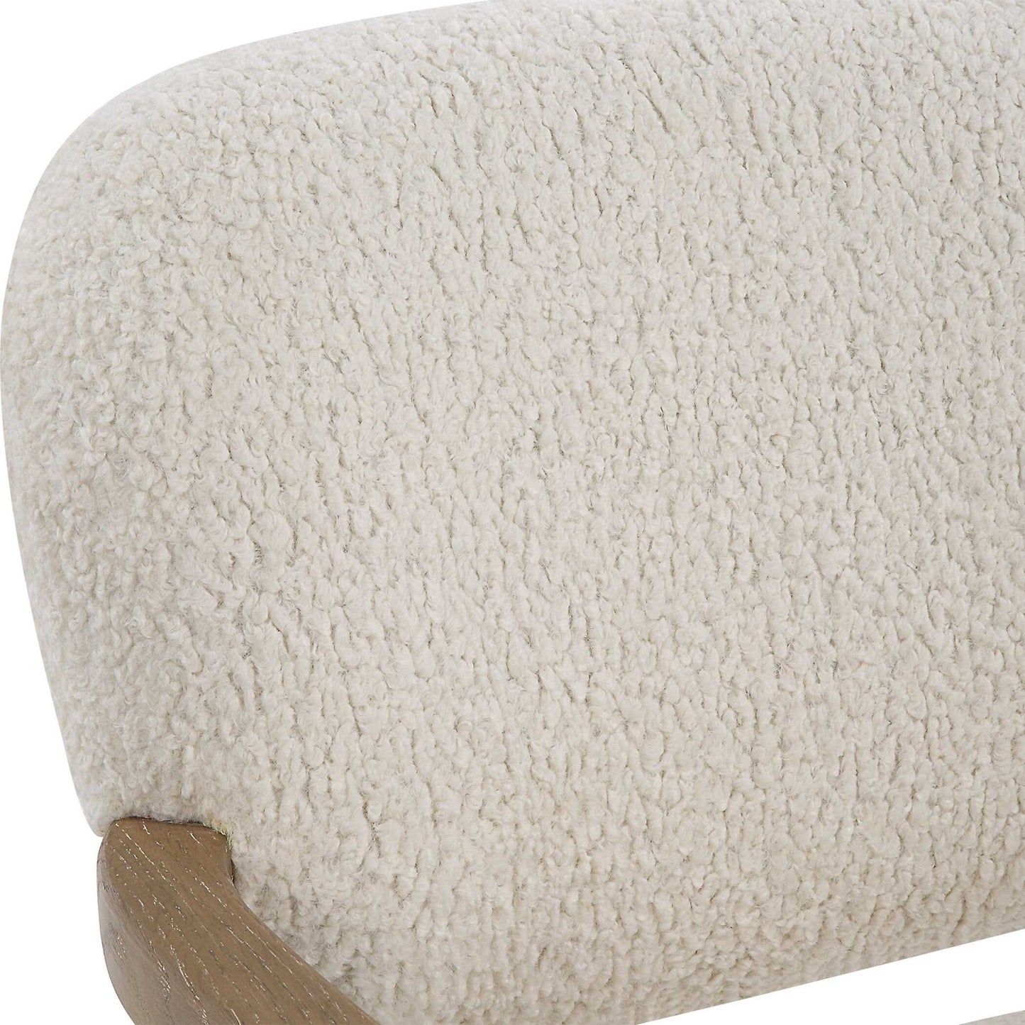 Telluride - Natural Shearling Accent Chair - Beige