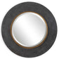 Saul - Round Mirror - Black