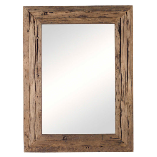 Rennick - Wood Mirror - Dark Brown