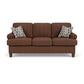 Moxy - Fabric Sofa, T-Shaped Seat Cushion, Curved Sock Arms