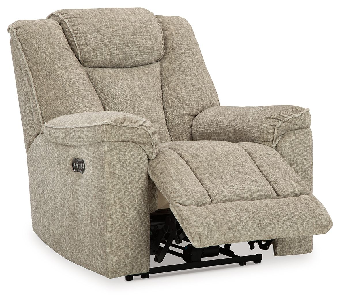 Hindmarsh - Power Recliner/ Adj Headrest - Stone