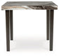 Jeshina - Square Dining Room Counter Table - Dark Brown / Beige