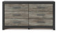Broachmyn - 3 Pc. - Dresser And 2 Nightstands - Black / Gray