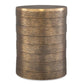 Odin - Antique Brass Accent Table - Bronze