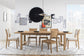 Normandy - Rectangular Dining Table - Light Brown