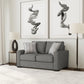 Theodore - Fabric Stationary Loveseat