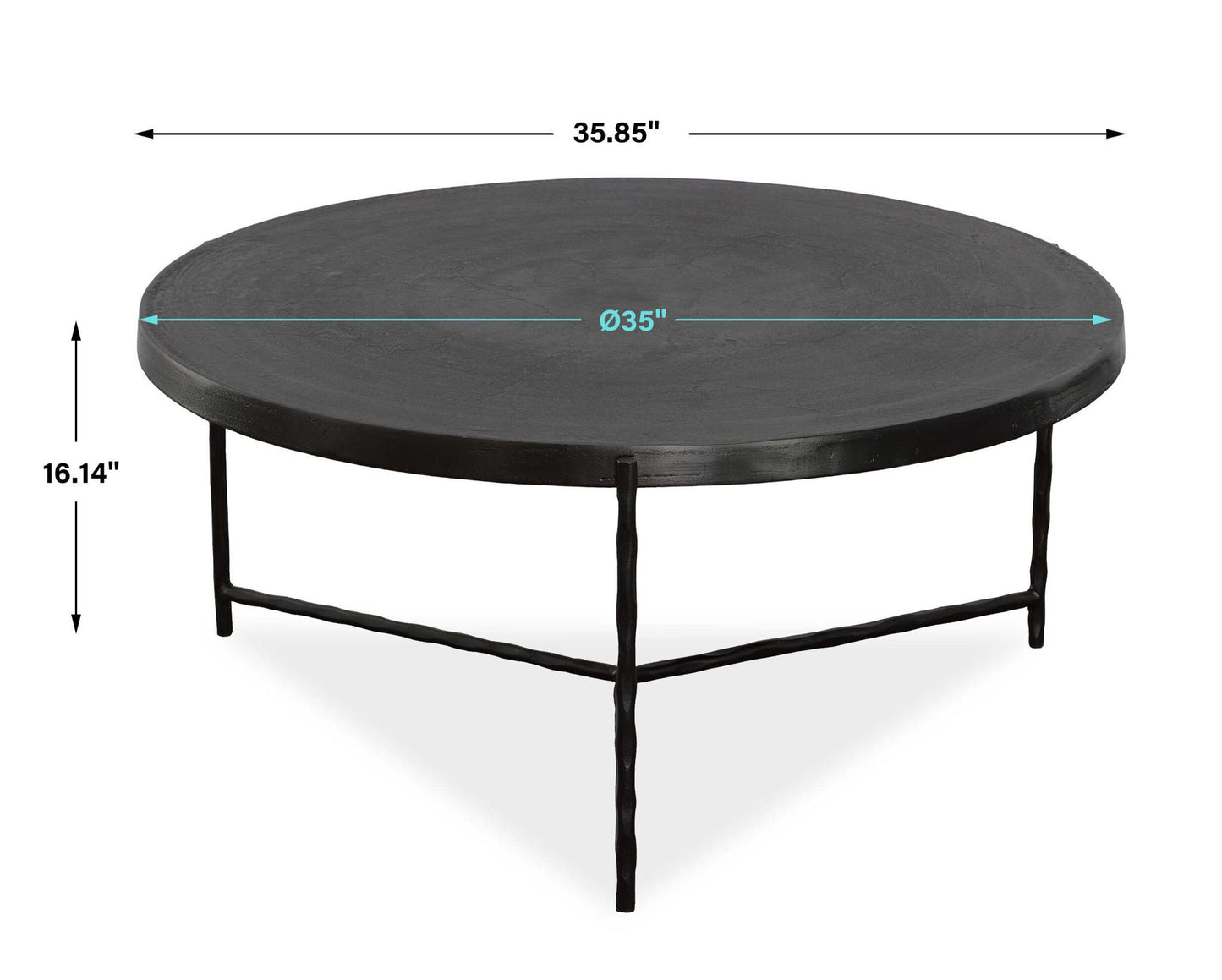 Trellick - Modern Coffee Table - Black
