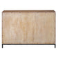Paltrow - Burl 2 Door Cabinet - Woodtone
