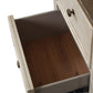 Heartland - 2 Drawer Nightstand With Charging Station - Antique White / Tobacco Tops