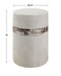 Comanche - White Ceramic Garden Stool