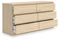 Onita - Six Drawer Dresser