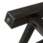 Heatherbrook - Upholstered Console Stool - Charcoal & Ash