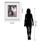 Telephone By Emily Navas - Mirror Framed Print Wall Art - Dark Gray