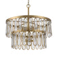 Aurelie - 9 Light Round Pendant - Brass