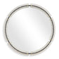 Crystalline - Round Mirror - White