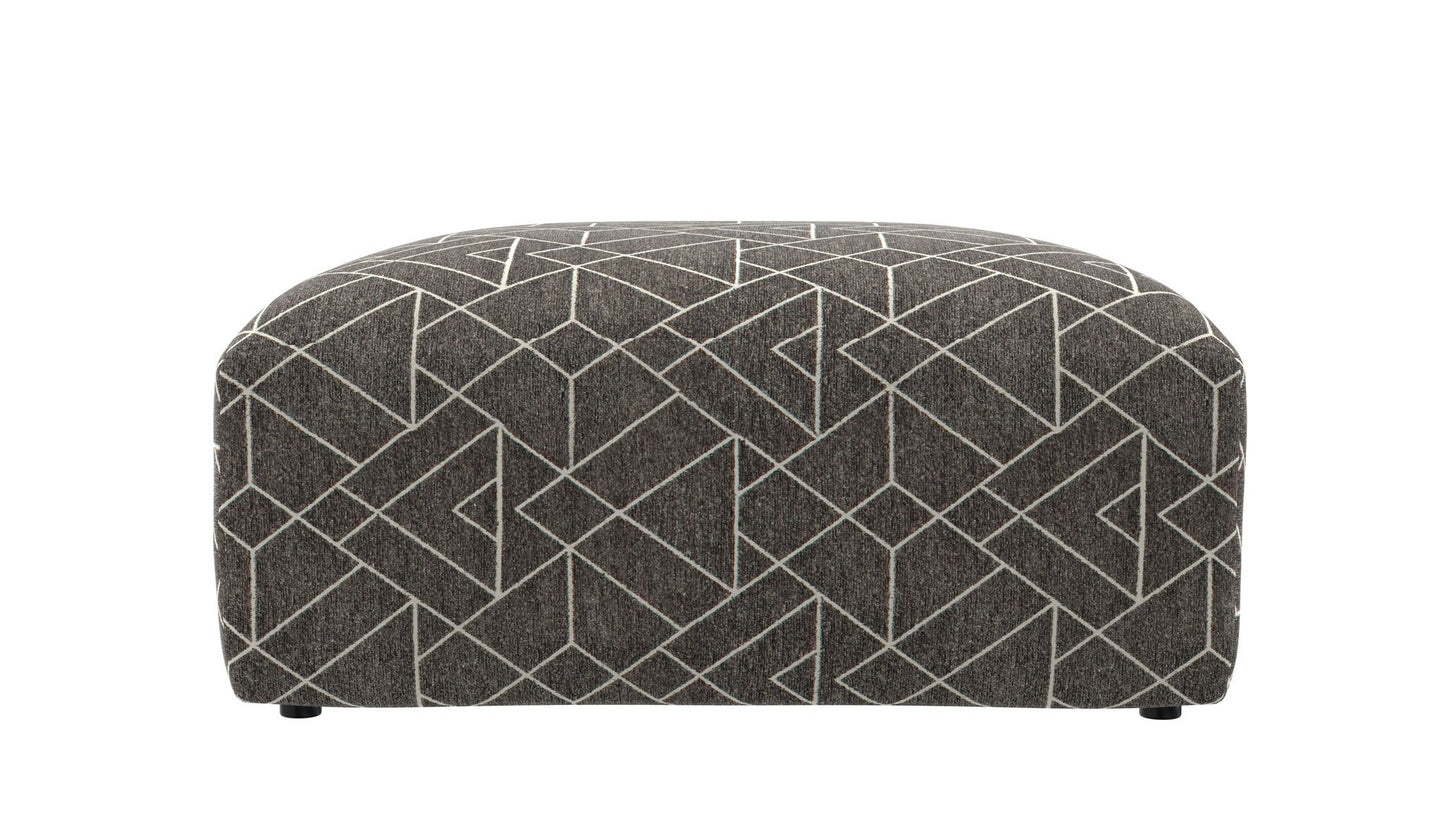 Reddington - Cocktail Ottoman - Umber