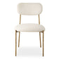 Capture - Dining Chair (Set of 2) - Gold / White