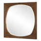 Garonne - Square Walnut Mirror