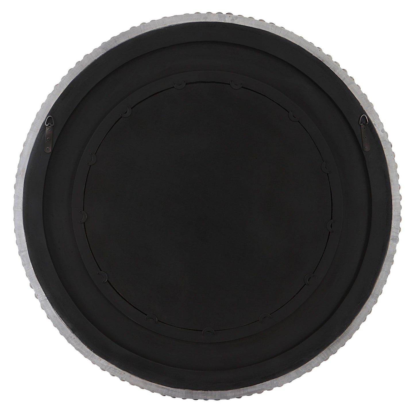 Portside - Round Gray Mirror