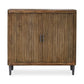Pinstripe - 2 Door Cabinet - Dark Brown