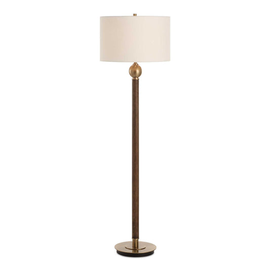 Keros - Floor Lamp - Dark Oak