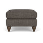 Moxy - Fabric Ottoman, Round Turned Legs