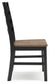 Wildenauer - Dining Room Side Chair (Set of 2) - Brown / Black