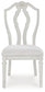 Montelaine - Dining Upholstered Side Chair (Set of 2) - Antique White