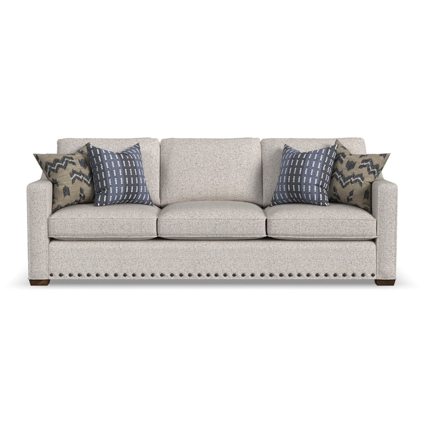Milo - Fabric Sofa With Nailhead Trim