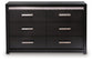 Brizmore - Six Drawer Dresser - Black