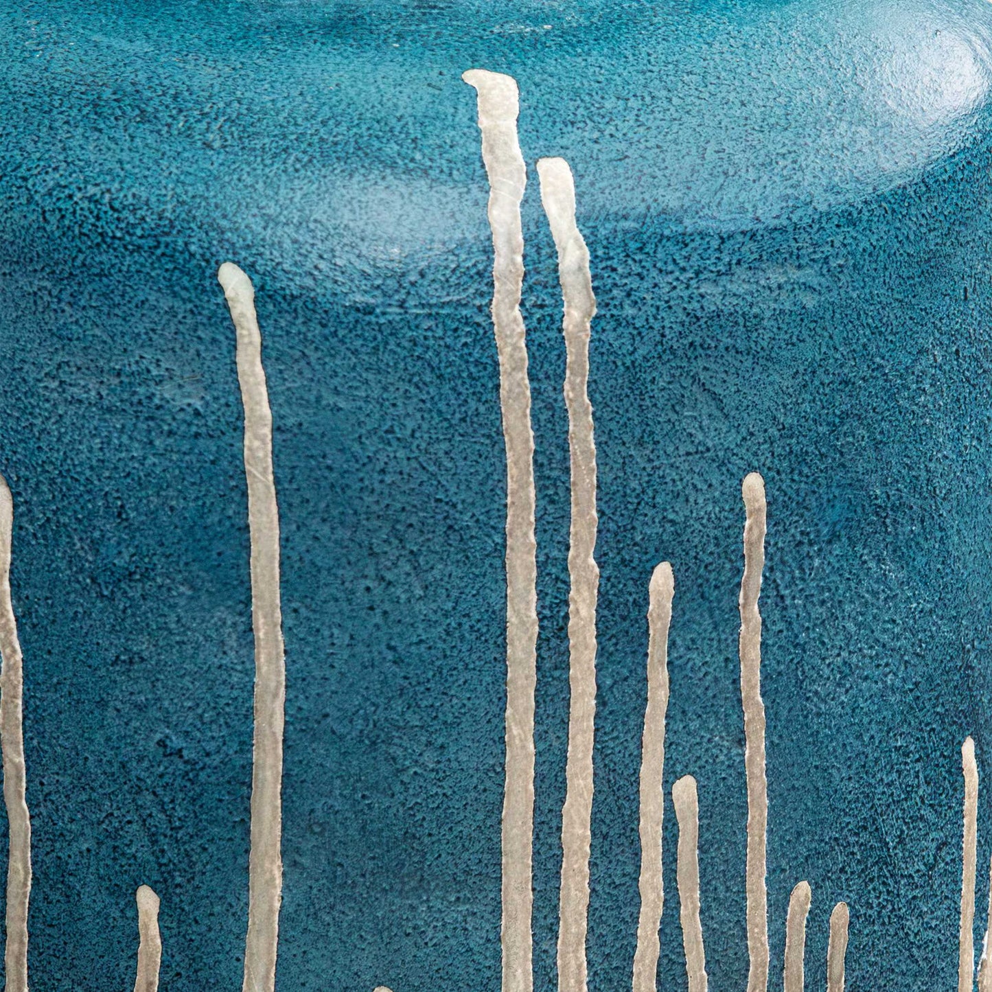 Coastal Cascade - Indoor-Outdoor Vases (Set of 2) - Blue / White