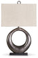 Saria - Metal Table Lamp  - Antique Silver Finish