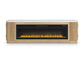 Camdill - 80" TV Stand With Electric Fireplace - Light Brown
