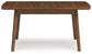 Lyncott - Rectangular Dining Room Butterfly Extension Table - Brown