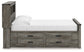 Frandern - Bookcase Panel Bedroom Set With Storage