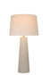 Mystic Frost Glass Table Lamp With Night Light (Set of 2) - Frosted Glass / Frosted Crystal