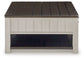 Darborn - Lift Top Cocktail Table - Gray / Brown