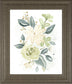 22x26 Spring Greens II By June Erica Vess - White