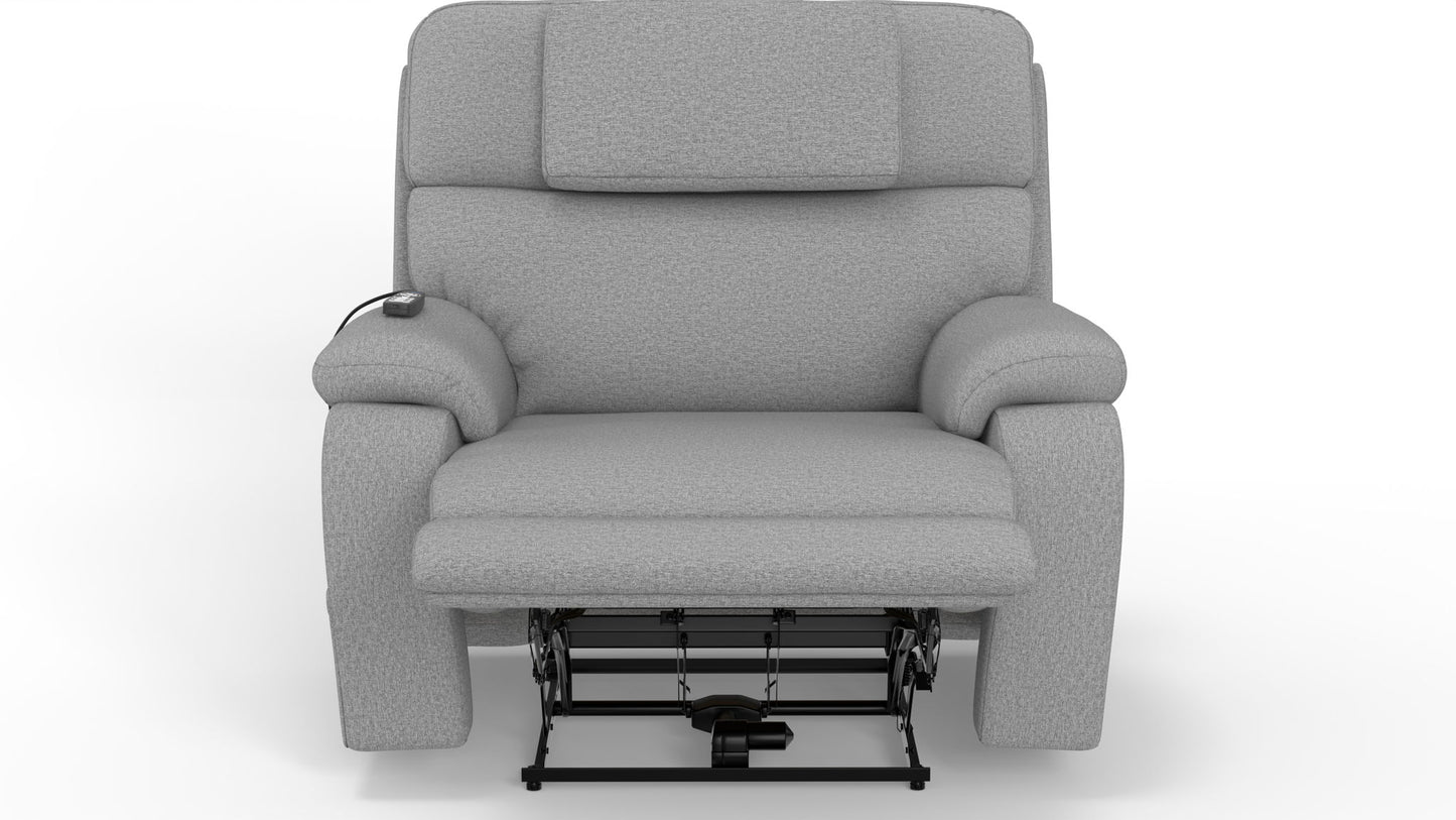 Dreamtime - 48" Power Headrest Power Lay Flat Recliner With CR3 Heat/Massage/Zero Gravity