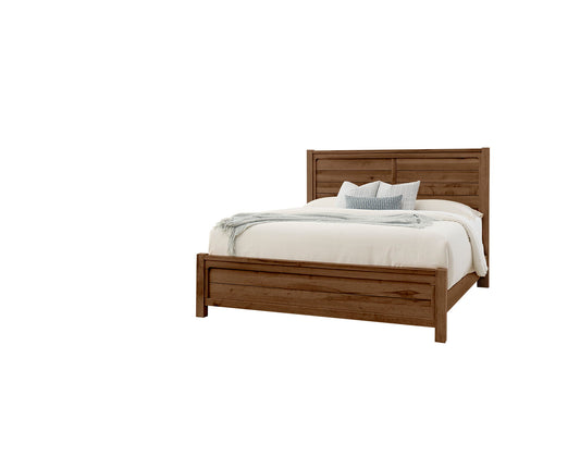 Cool Rustic - Queen Plank Bed - Amber