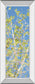 Spring Poplars Il By Sharon Chandler - Mirror Framed Print Wall Art - Light Blue