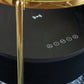 Nedman - Accent Table With Speaker - Black / Gold Finish