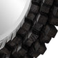 Circle Of Piers - Round Mirror - Black