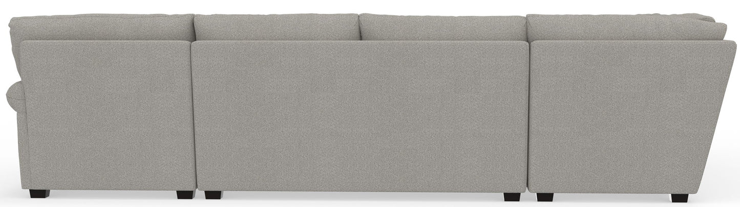 Livingston - Sectional With Comfort Coil Seating, 40" Cocktail Ottoman And Accent Pillows Included